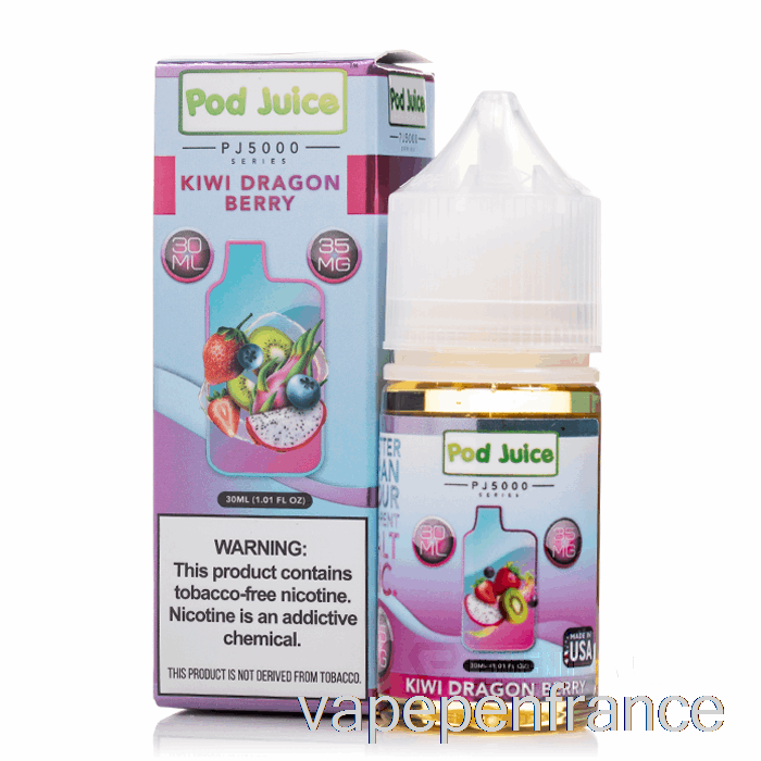 Kiwi Dragon Berry - Pod Juice Pj5000 - 30ml 35mg Stylo Vape